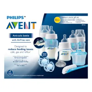 Philips Avent Anti-colic Bottle with AirFree vent Beginner Gift Set - Blue