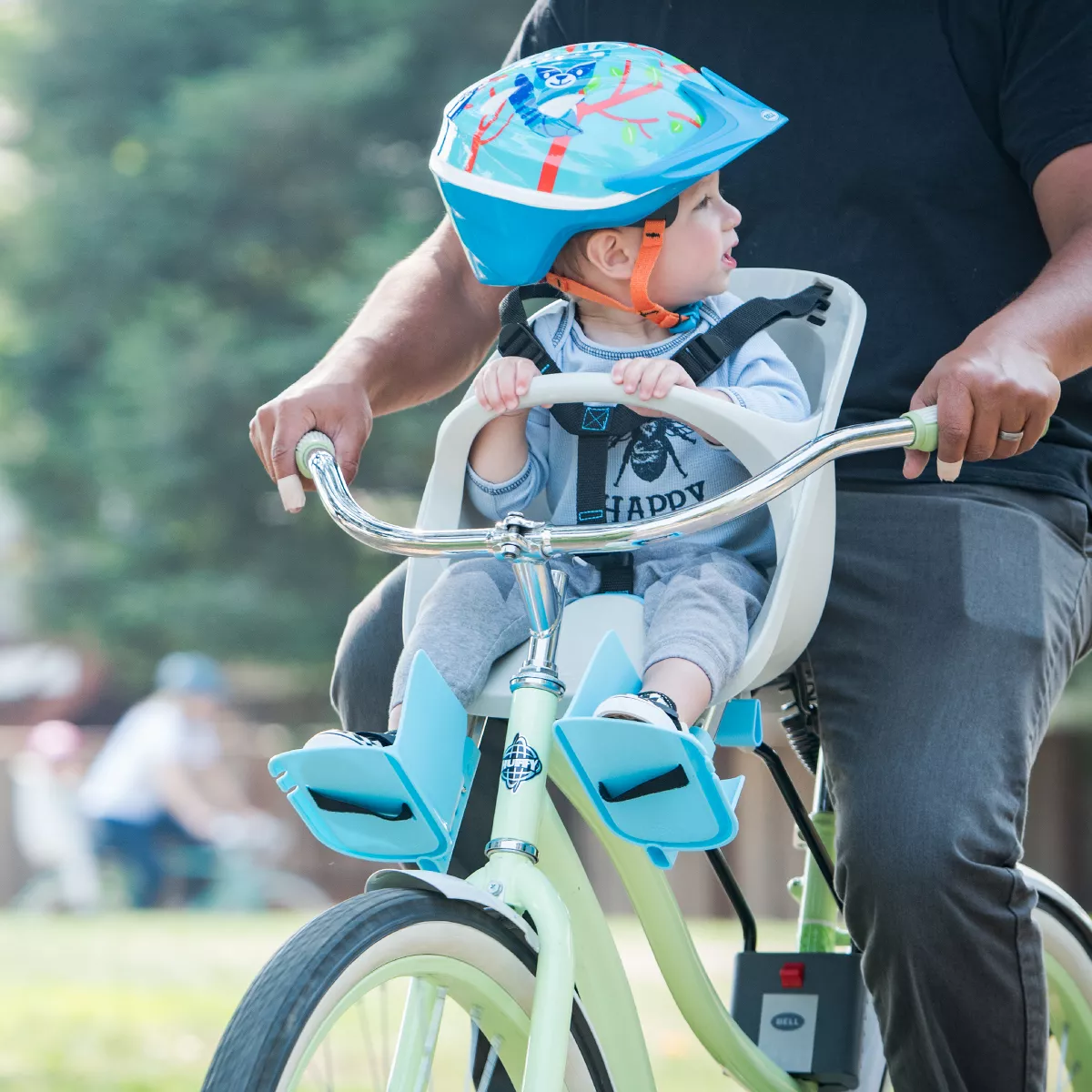 Bell Sports Mini Shell Front Bike Child Carrier - Gray