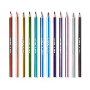 12ct Colored Pencils Metallic - Mondo Llama™