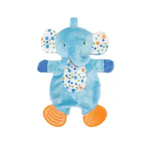 Manhattan Toy Teether Elephant Snuggle Blankie Toy