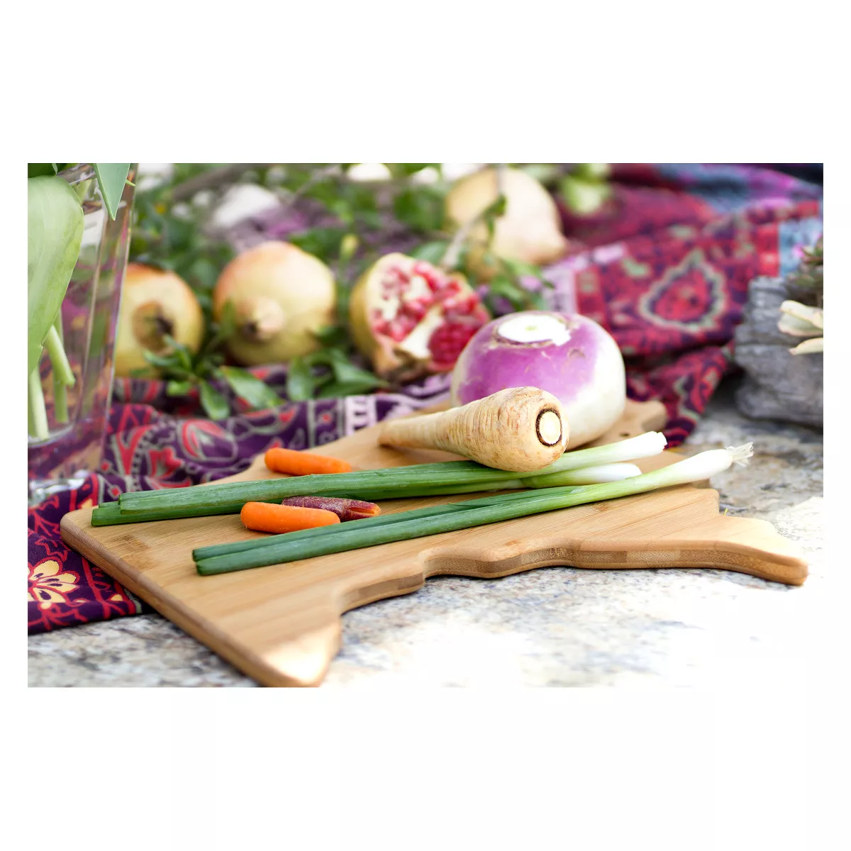 Totally Bamboo Minnesota State Cutting Board 13.25