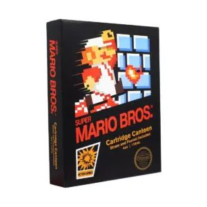 Just Funky Super Mario Bros NES Cartridge Flask | Licensed Nintendo Merchandise 5oz