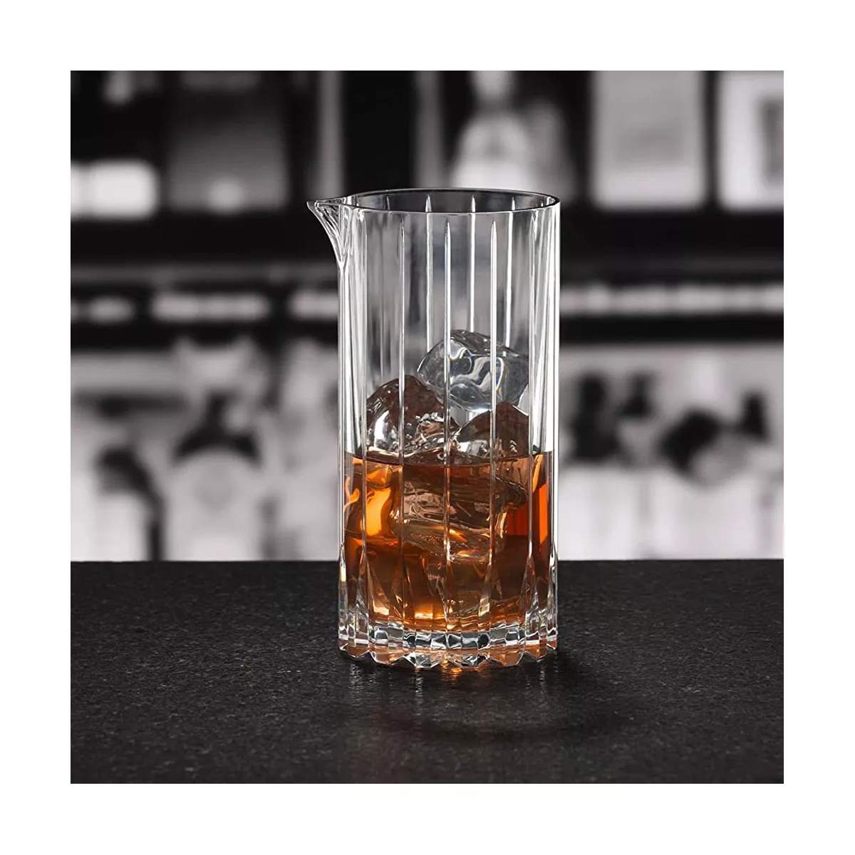 Riedel 23 Ounce Drink Specific Crystal Glassware Mixing Glass Beverage Pitcher Serveware with Convenient Easy Pour Spout, Clear