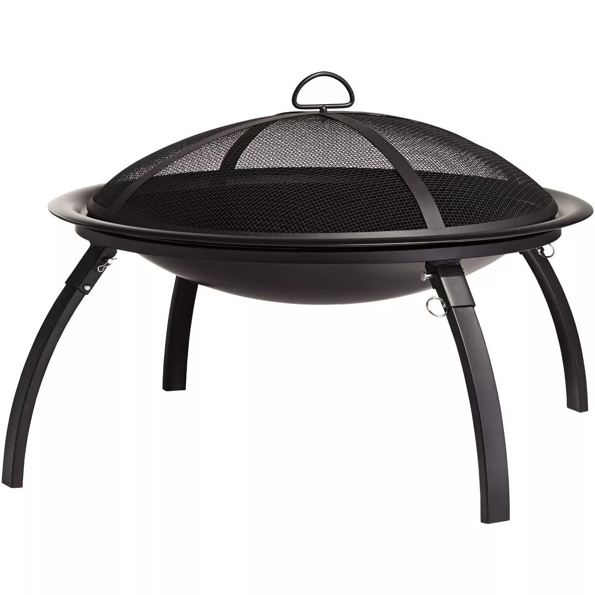 John Timberland Black Outdoor Fire Pit Round 26