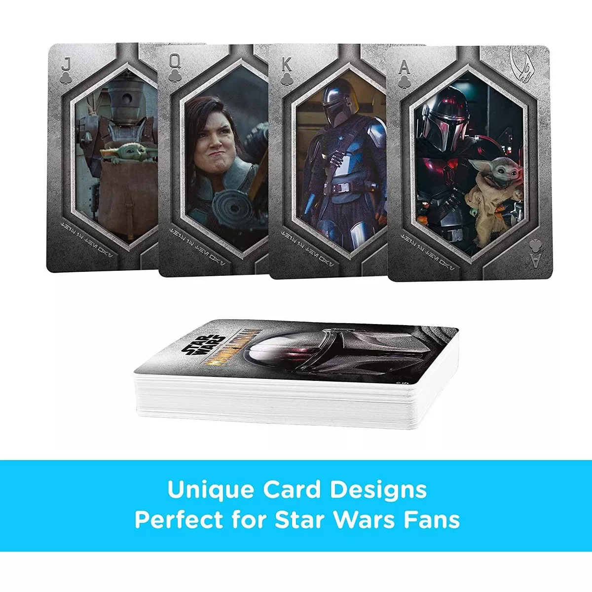 NMR Distribution Star Wars The Mandalorian Photo Playing Cards | 52 Card Deck + 2 Jokers