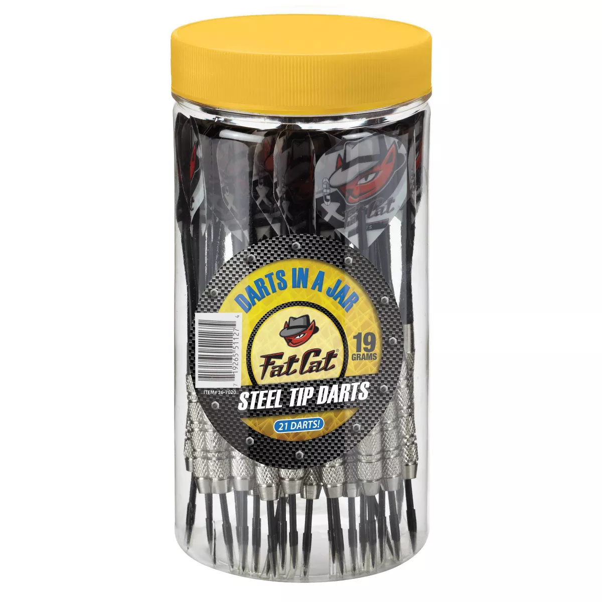 Fat Cat Darts in a Jar Steel Tip - 20gms