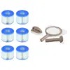 Intex PureSpa Type S1 Easy Set Pool Filter Cartridges (6 Filters) & Cleaning Kit