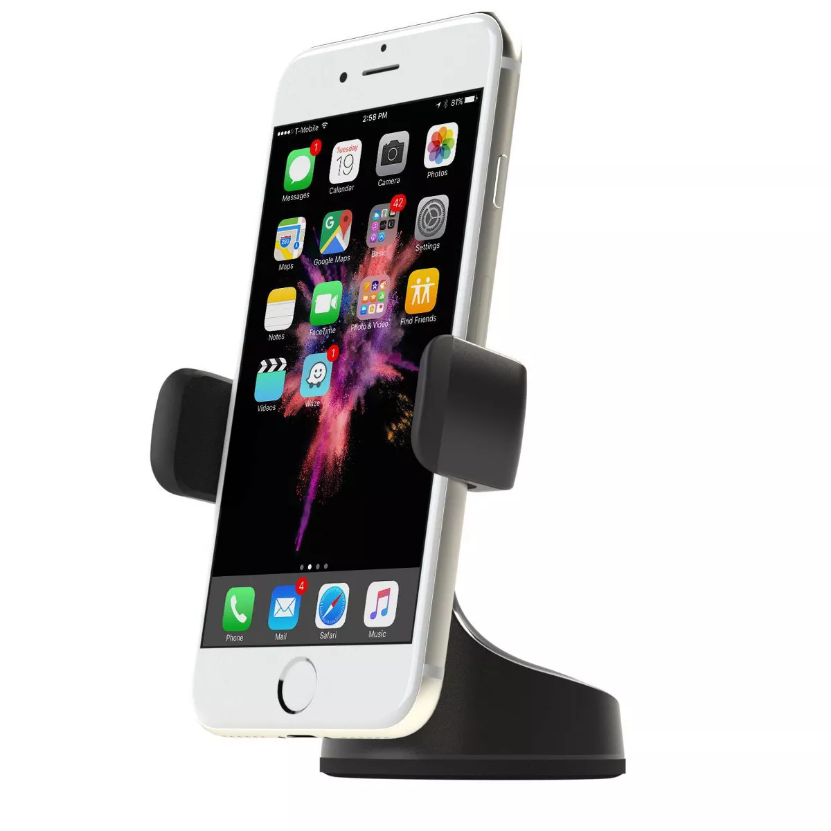 Kenu Airbase Pro Premium Dash & Windshield Suction Mount - Black