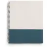 TRU RED Large Hard Cover Ruled Notebook, Gray/Teal TR55738