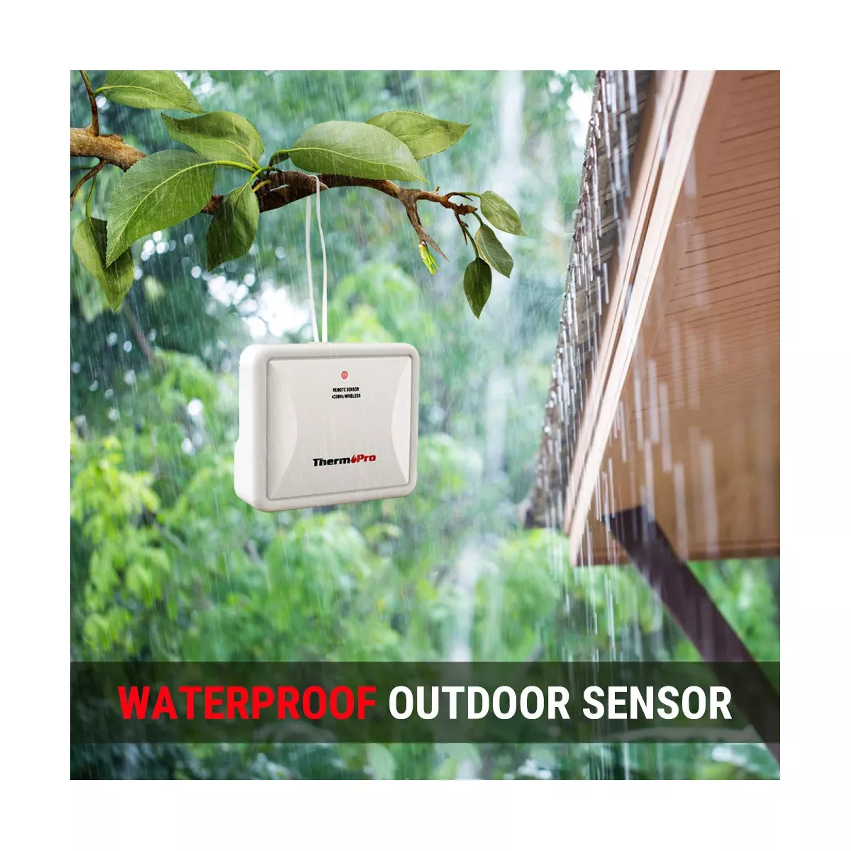 ThermoPro TP67 Weather Station Wireless Indoor Outdoor Thermometer Digital Hygrometer Barometer with Cold-Resistant and Waterproof Temperature Monitor