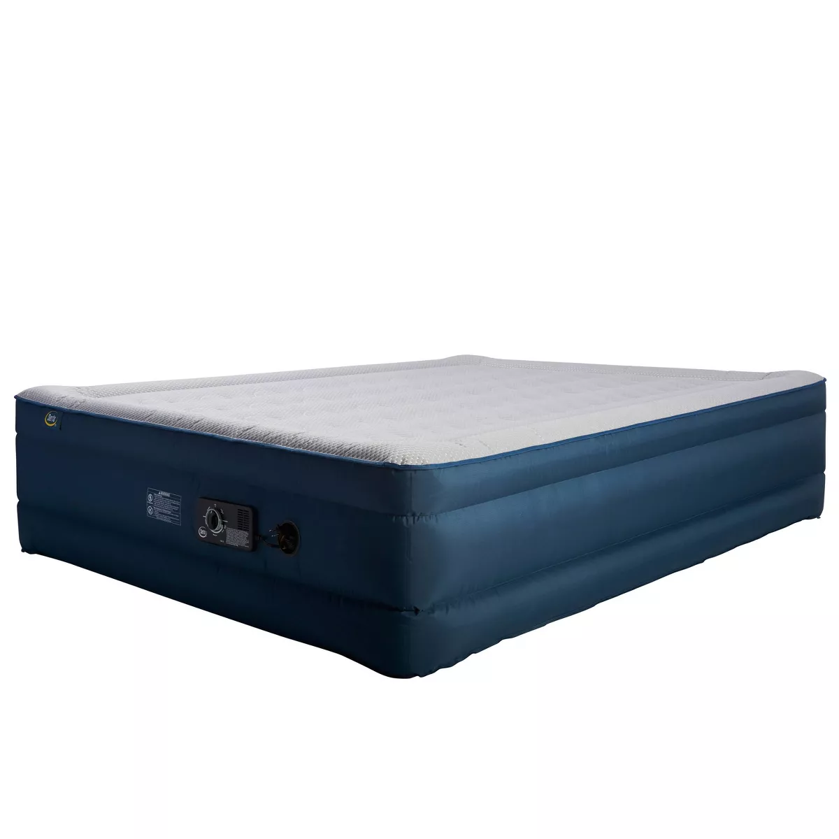 Serta 18" Raised TPU Queen Air Mattress with 4 Comfort Pump