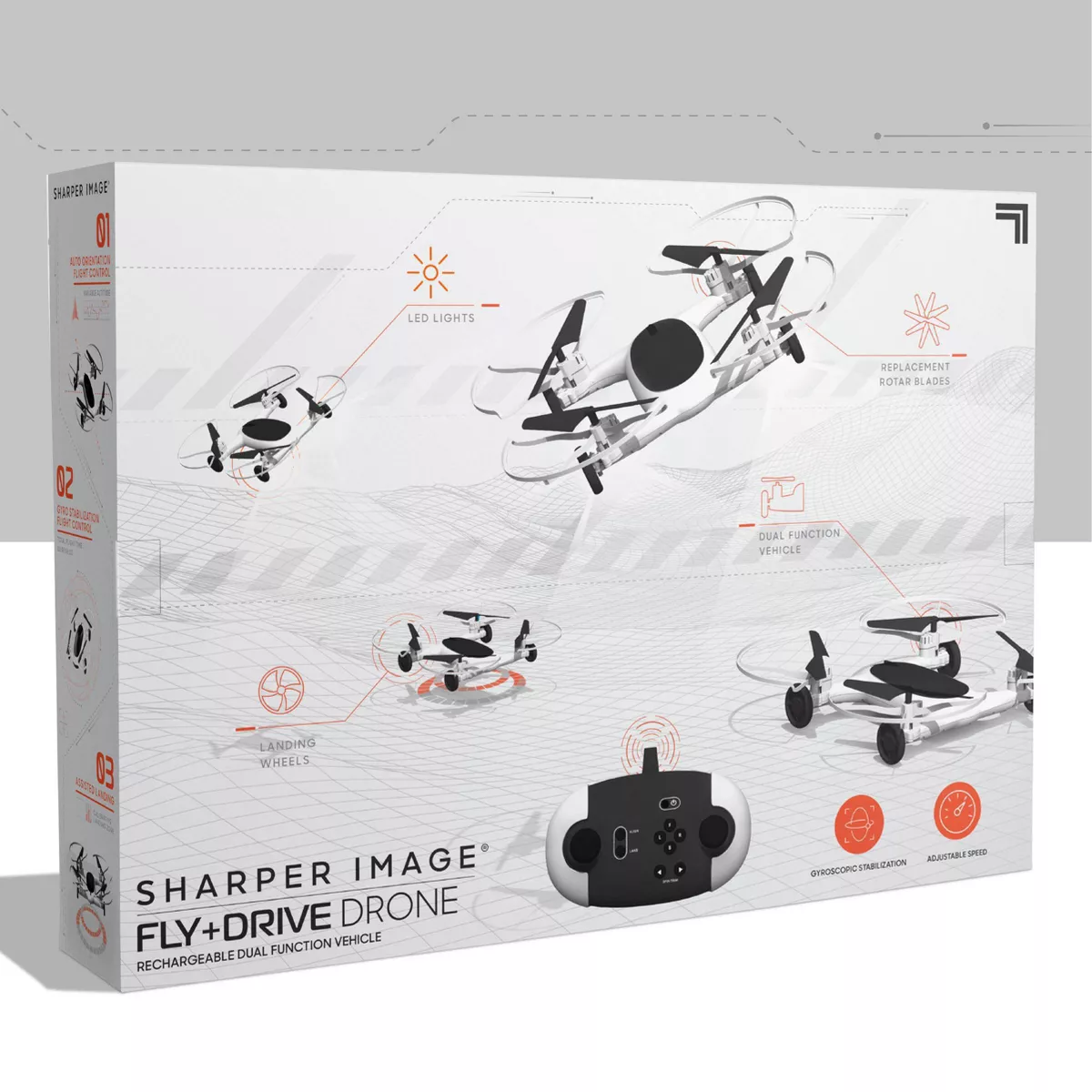 Sharper Image Drone 7" Flying Car