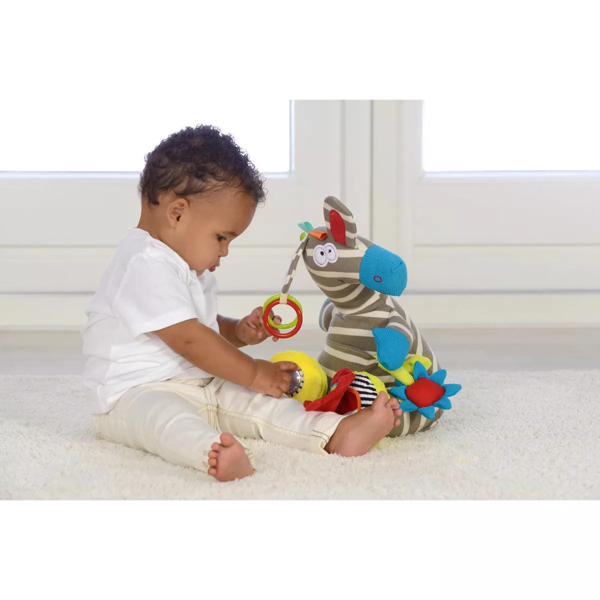 Dolce Activity Zebra Stuffed Animal And Plush Toy