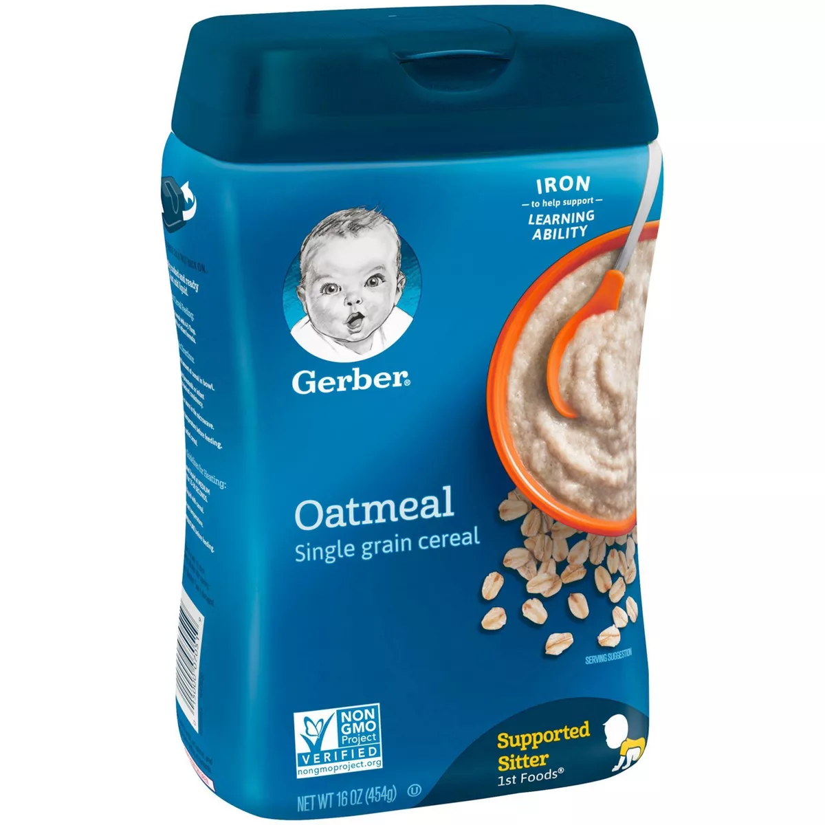 Gerber Single Grain Oatmeal Baby Cereal - 16oz