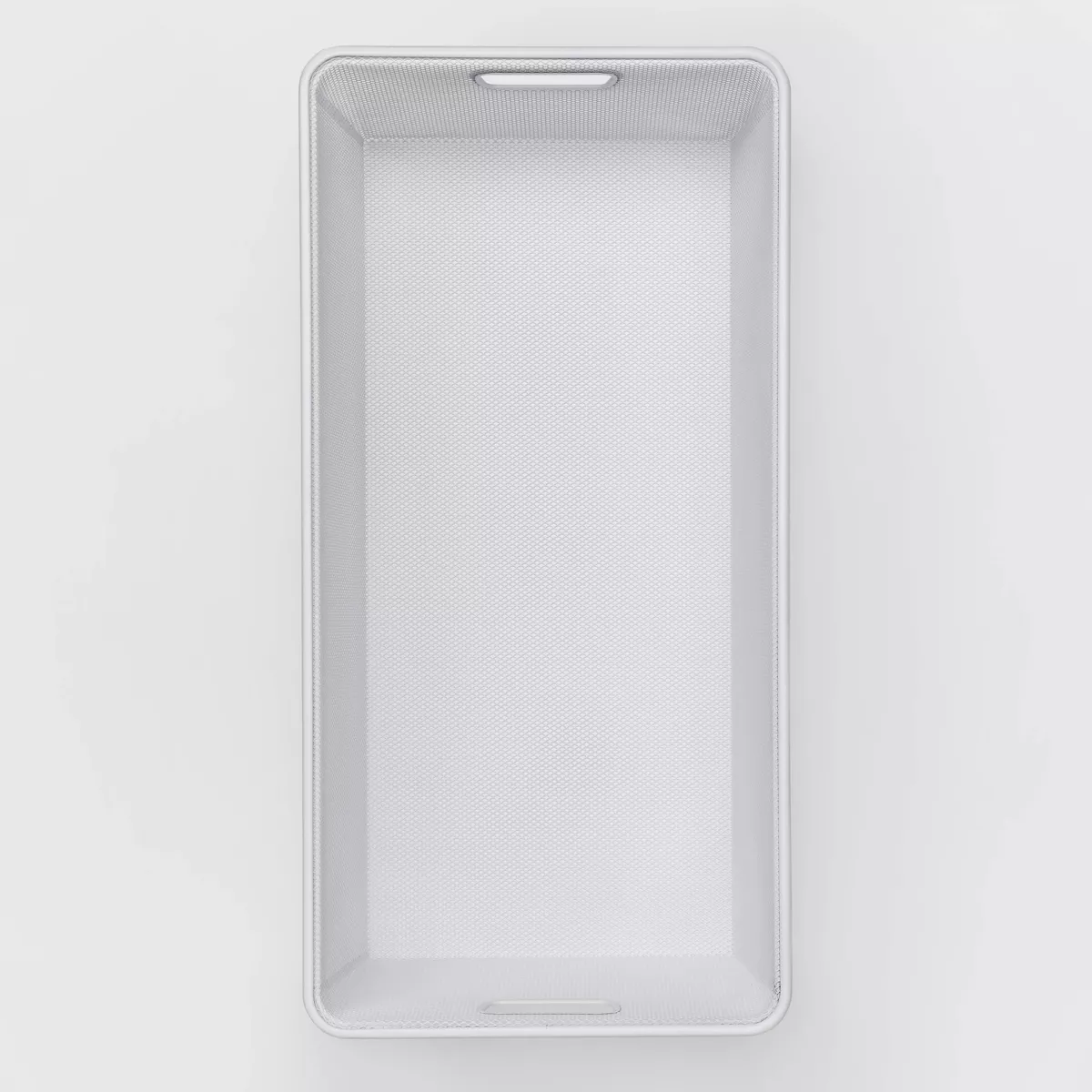 Large 6.25X 12.75X 25.75 Metal Underbed Bin White - Made By Design™