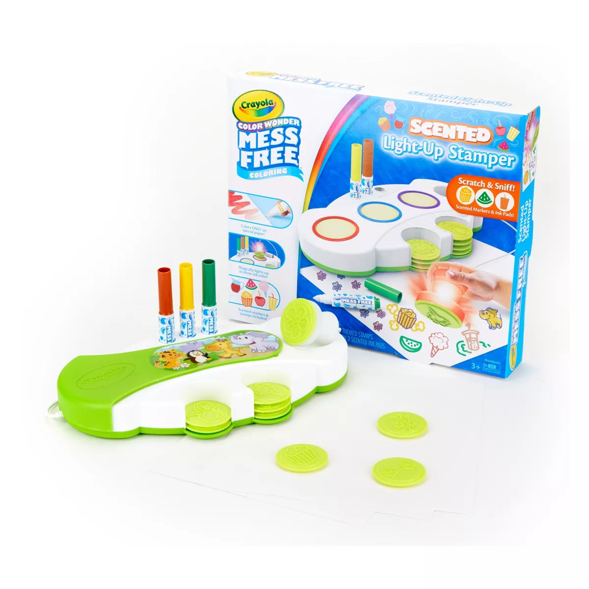 Crayola 26pc Color Wonder Scented Light-Up Stamper Activity Kit