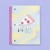 More Than Magic™ Spiral 1-Subject Happy Meal Notebook Far Out Pizza Spot Silver Foil