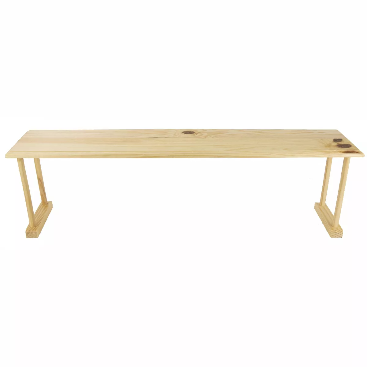 Home Basics Space-Saving Oak Wood Over the Sink Multi-Use Shelf
