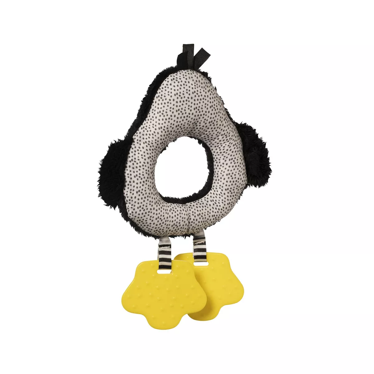 Manhattan Toy Wimmer-Ferguson Penguin Circle Rattle with Textured Teethers Baby Toy