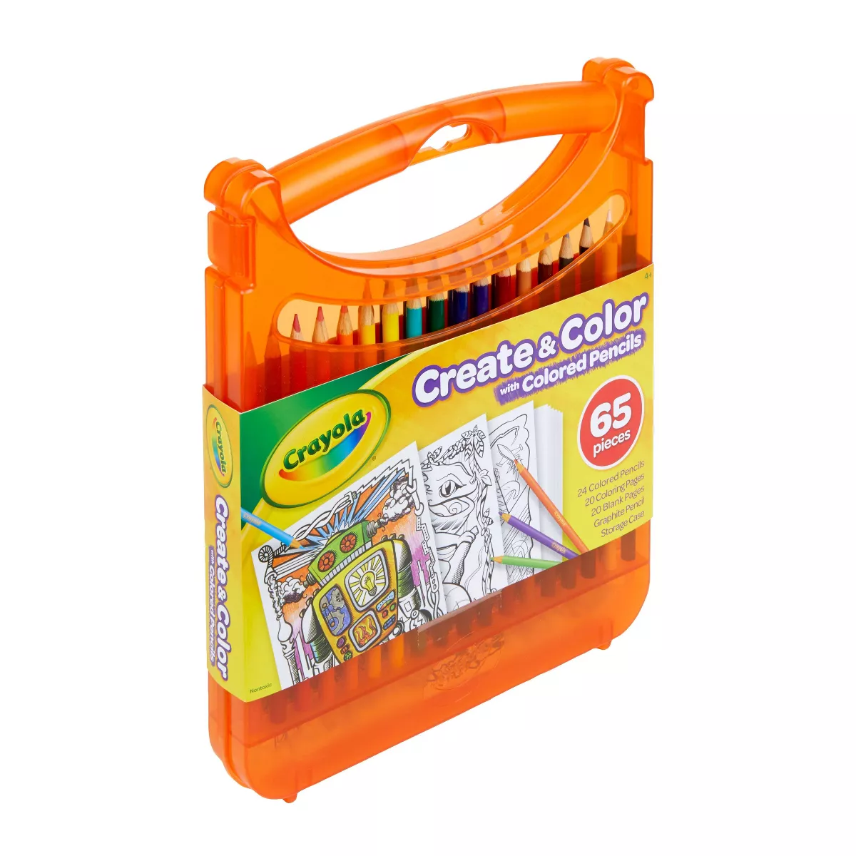 Crayola 65pc Create & Color Kit with Colored Pencils