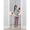 Regalo Extra Tall Easy Step Metal Walk Through Baby Gate - White