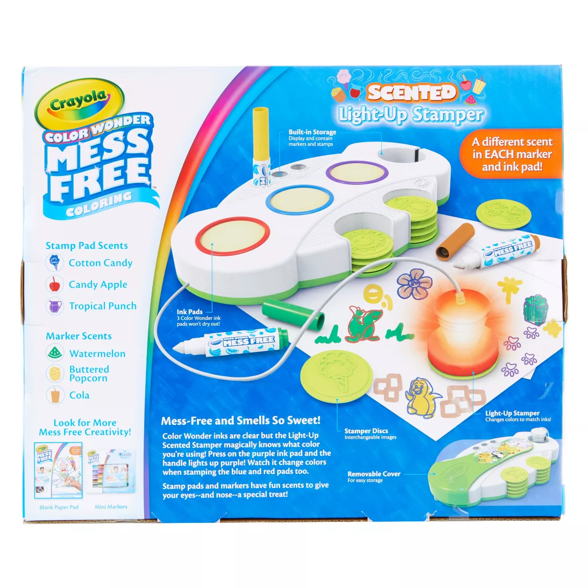 Crayola 26pc Color Wonder Scented Light-Up Stamper Activity Kit