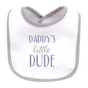Hudson Baby Infant Boy Cotton Bibs 10pk, Little Mister Handsome, One Size