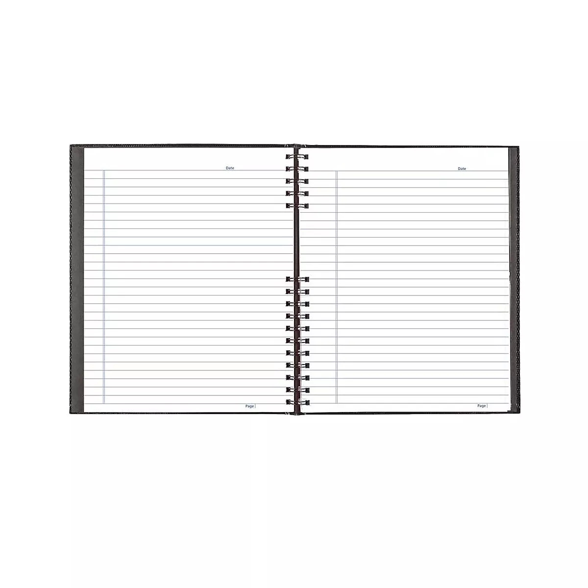 Blueline NotePro Notebook 11 x 8 1/2 White Paper Black Cover 100 Ruled Sheets A10200BLK