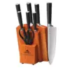 Ginsu Chikara 8pc Knife Block Set Toffee