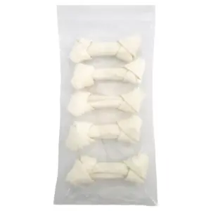 Natural Rawhide Bones Dog Treats - 5ct - Boots & Barkley™