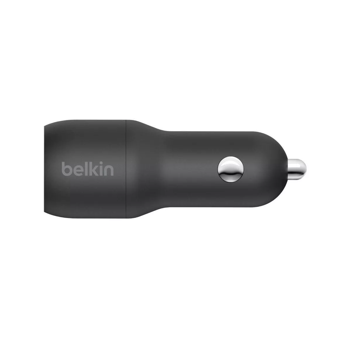 Belkin Dual USB-A Car Charger with USB-A to Mirco Cable 3.3' - Black