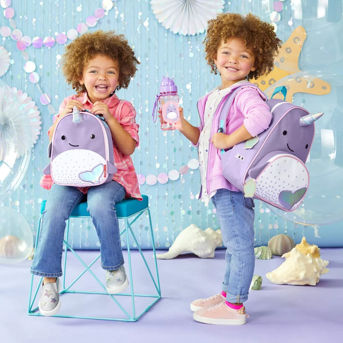 Skip Hop Zoo Little Kids' & Toddler Insulated Lunch Bag - Narwhal