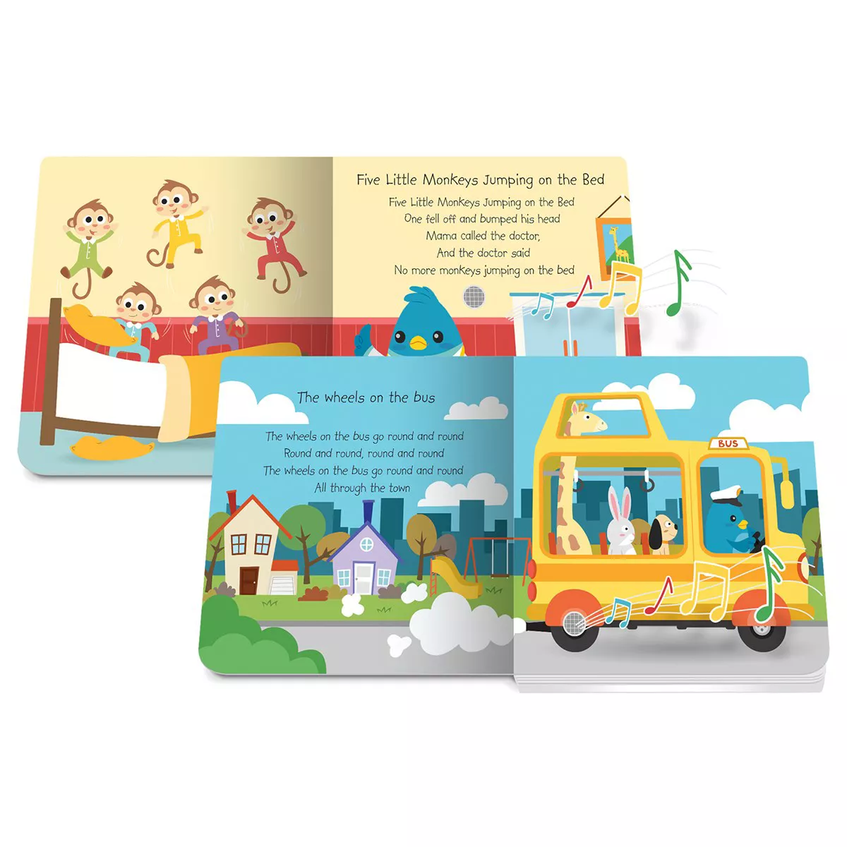 Ditty Bird Children and Action Song Books - Set of 2