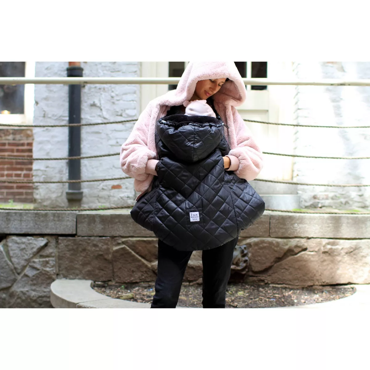 7AM Enfant Carrier Cover - Black