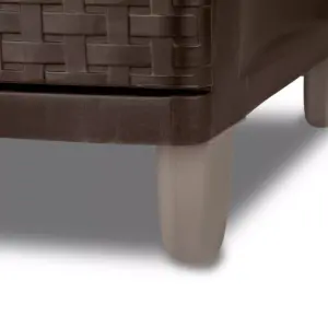 Sterilite 3-Drawer Woven Storage Unit - Espresso