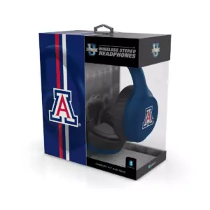 NCAA Arizona Wildcats Wireless Bluetooth Over-Ear Headphones