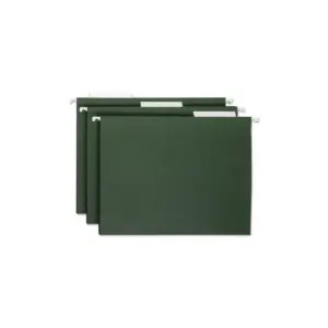 Smead Hanging File Tab/Insert 1/3 Tab 3 1/2 Inch Clear Tab/White Insert 25/Pack 64615