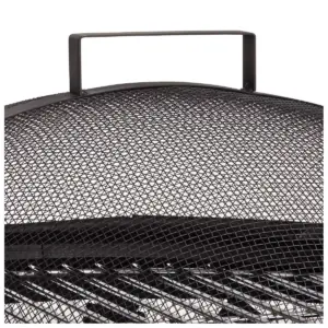 John Timberland Rustic Black Fire Pit Round 30