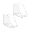 mDesign Canned Food Dispenser Kitchen Storage Organizer Bin, 2 Pack - Clear