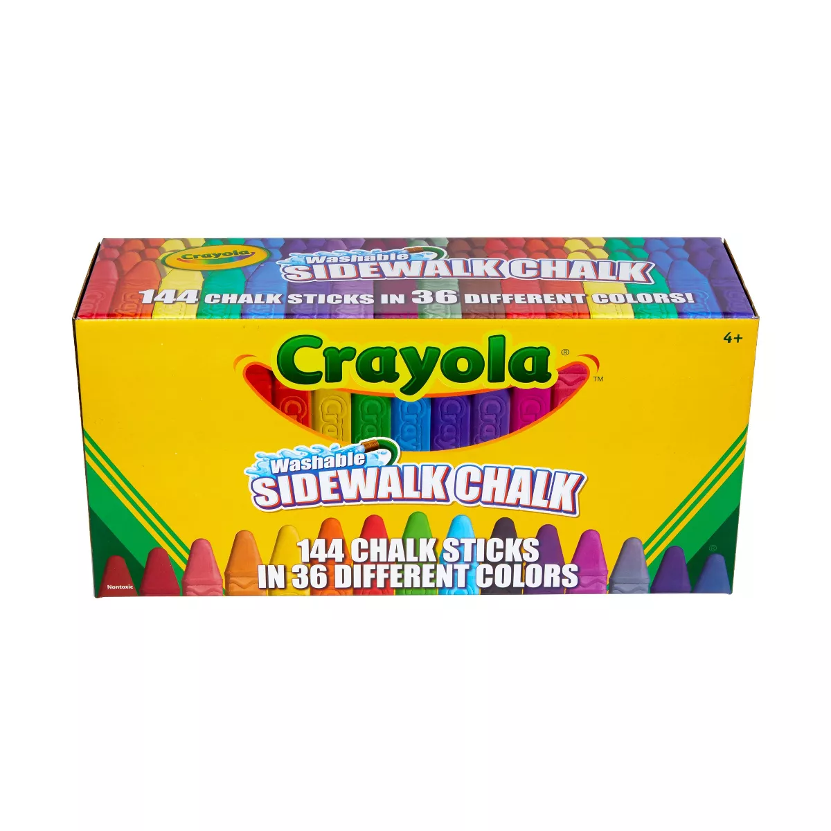 Crayola 144ct Washable Sidewalk Chalk