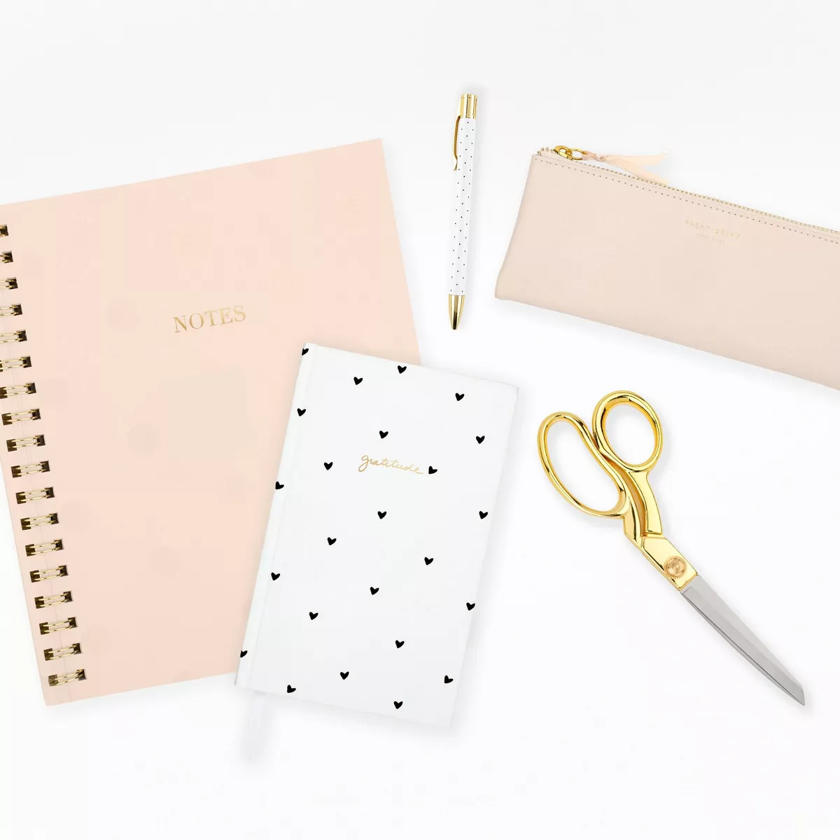 Sugar Paper™ Lined Journal Gratitude Black Hearts