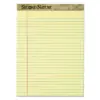 TOPS Second Nature Recycled Pads 8 1/2 x 11 3/4 Canary 50 Sheets Dozen 74890