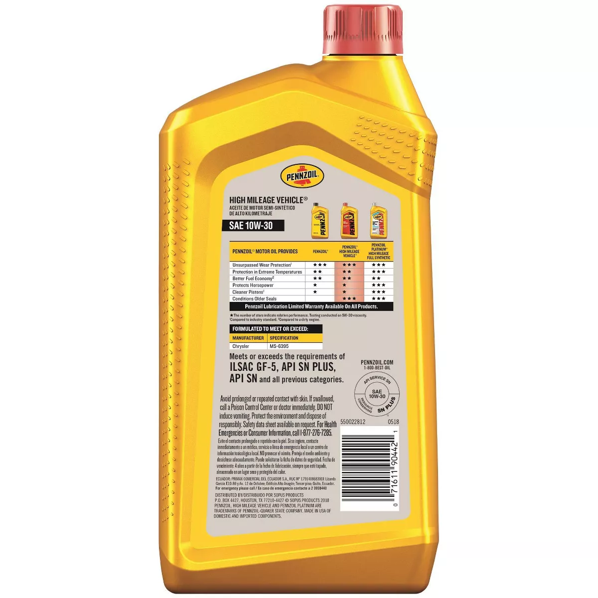 Pennzoil Engine Oil 10W-30
