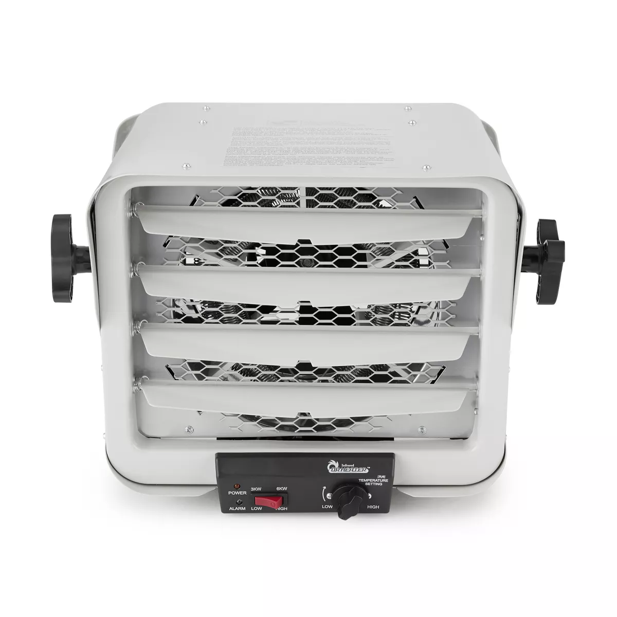 Dr. Heater DR-966 240V 6000 Watt Garage Workshop Industrial Infrared Commercial Space Heater, White