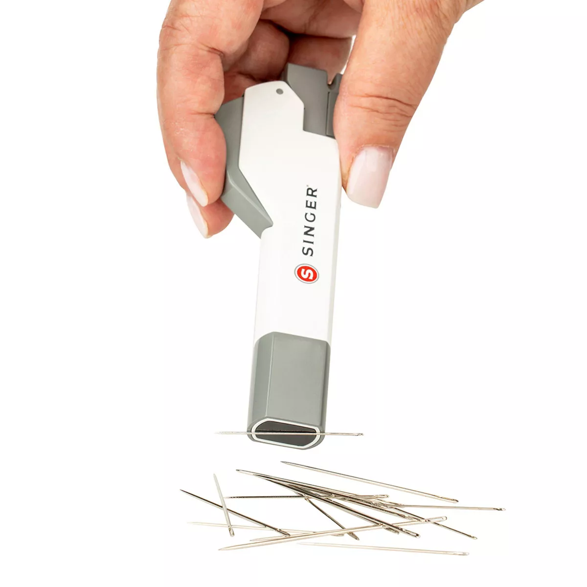Singer Needle Threader Assistant with Bonus Sewing Thread and Hand Needles