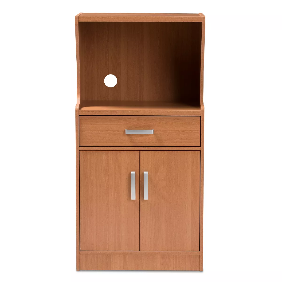 Lowell Modern and Contemporary Wood Finish Kitchen Cabinet Brown - Baxton Studio