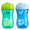 Chicco Rim Spout Trainer Sippy Cup 9M+ - Blue/Teal 2Pk 9oz