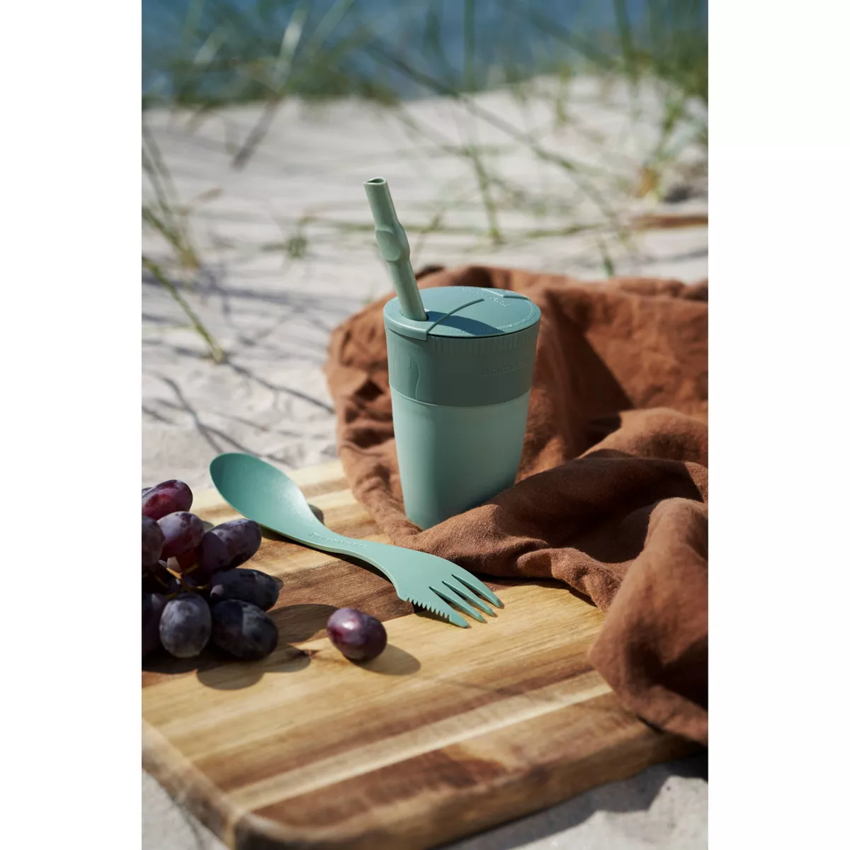 4pk Plastic Reusable Straw Set - Light My Fire of Sweden