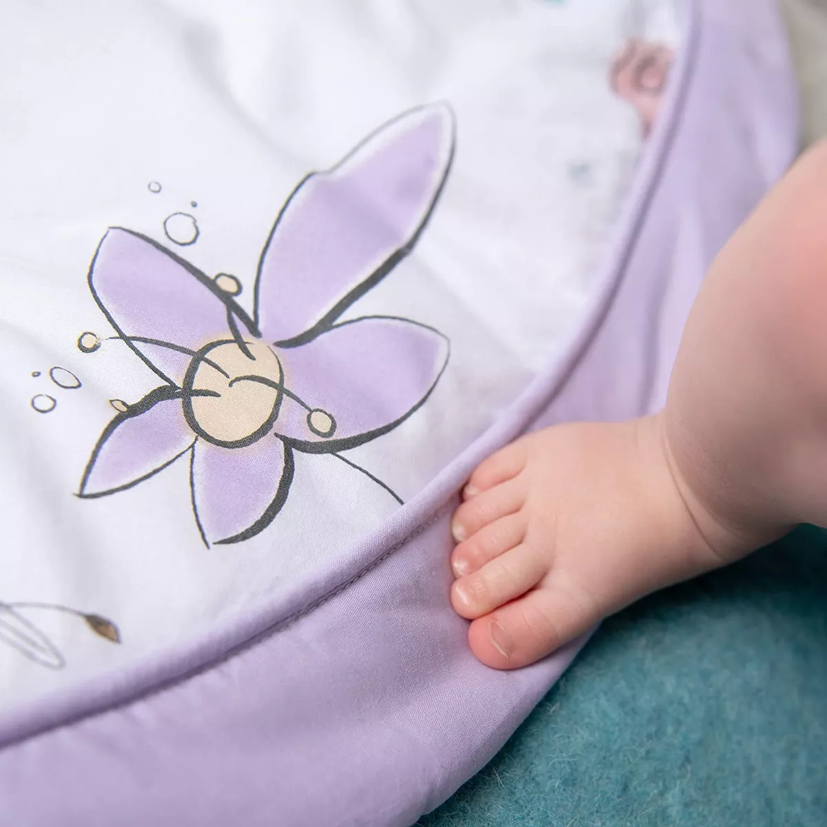 JumpOff Jo - Round Baby Floor Mat for Tummy Time, Play, and More, 36
