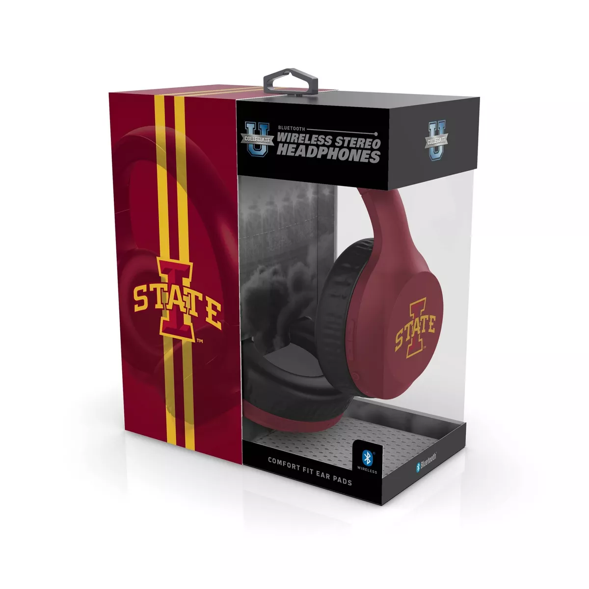NCAA Iowa State Cyclones Wireless Bluetooth Over-Ear Headphones
